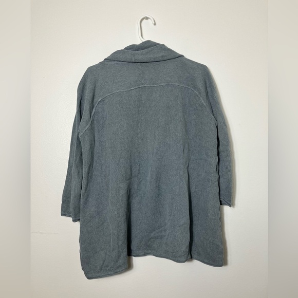 Peruvian Connection Open Cardigan‎ Women’s L 100% Linen 3/4 Sleeves Knit Boho - Picture 5 of 8